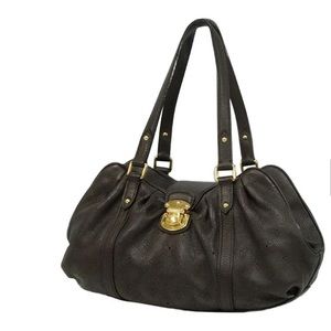 Chocolate Brown Lunar Shoulder Bag